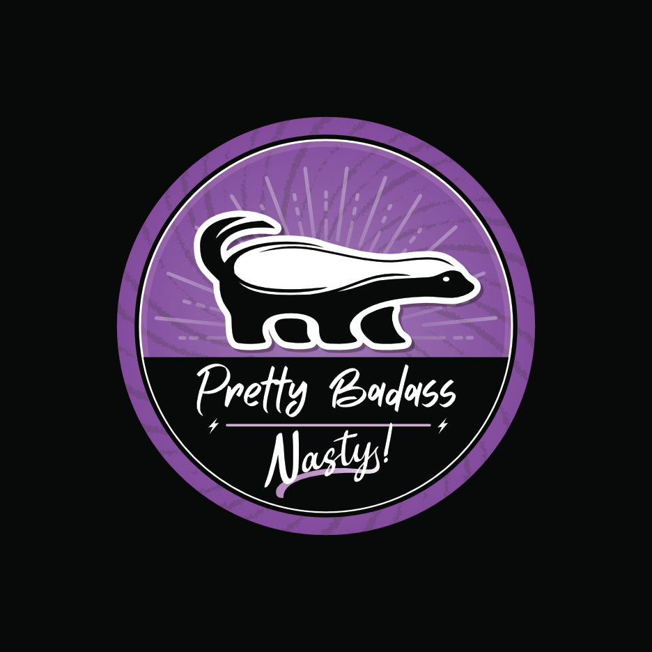 Honey Badger Sticker -Pretty Badass -Nasty!