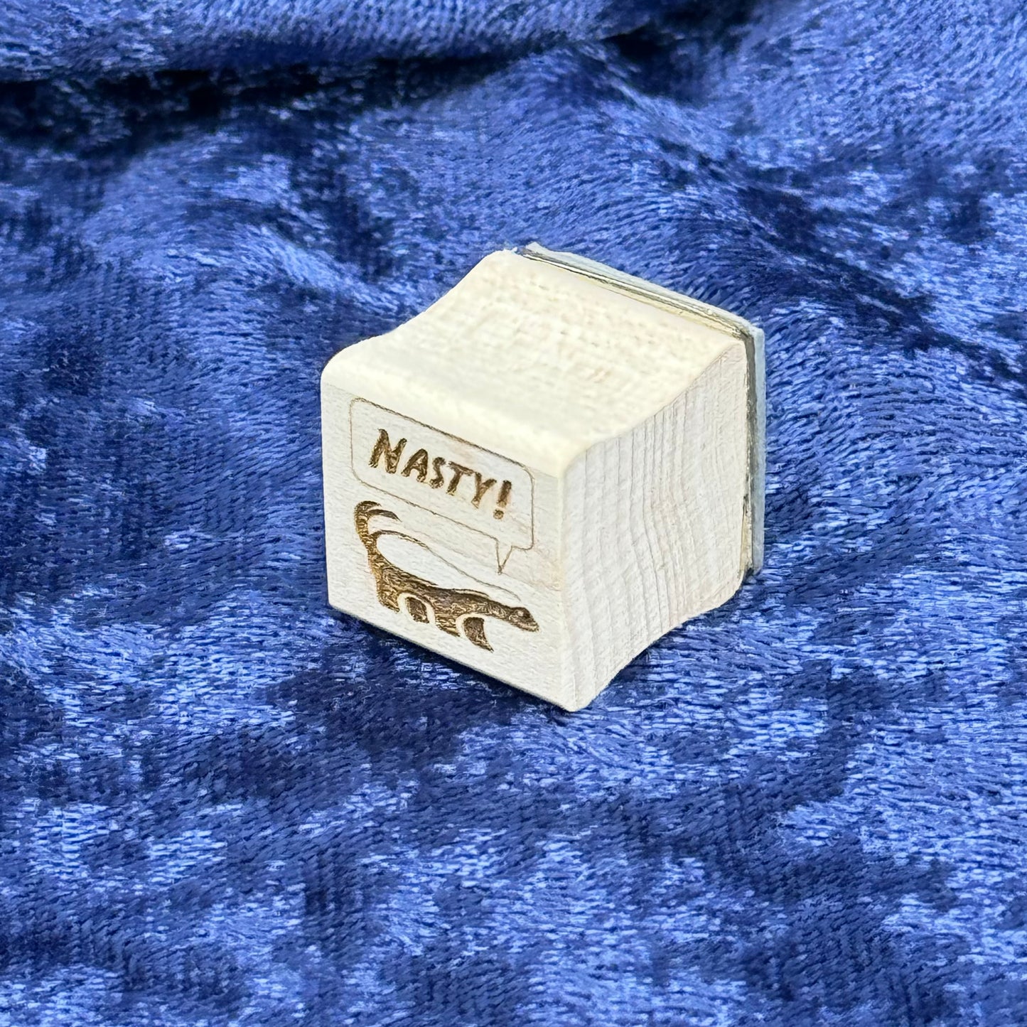 Honey Badger Mini Stamp -Nasty!