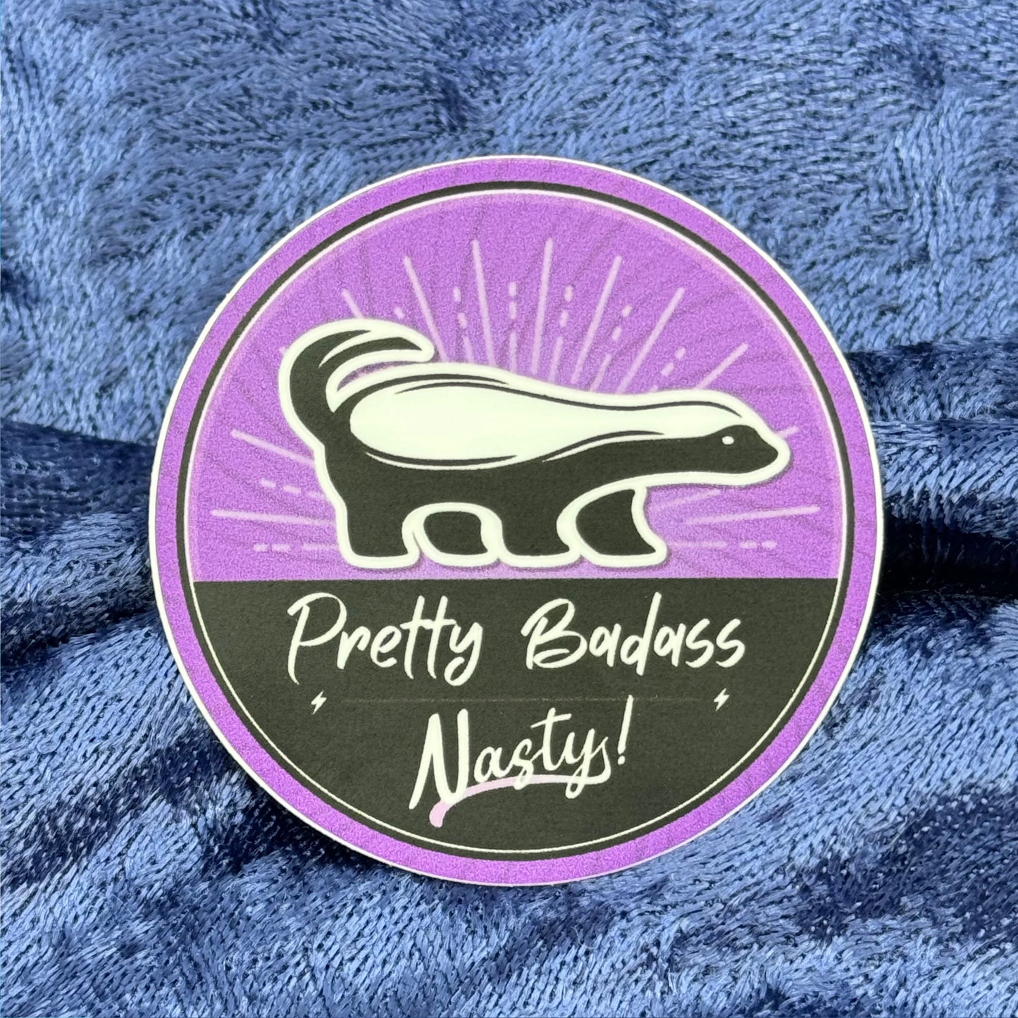 Honey Badger Sticker -Pretty Badass -Nasty!